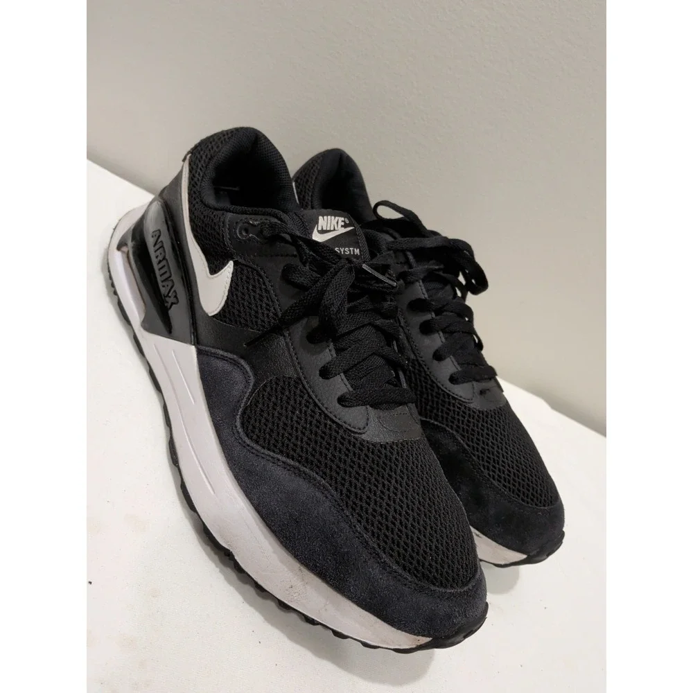 NIKE Men's Air Max SYSTM Athletic Sneakers black/white size 13 DM9537-001